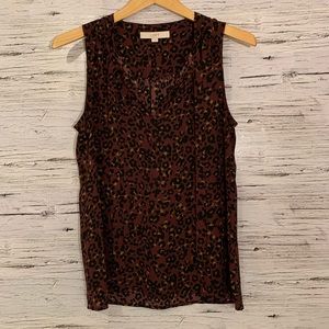 Loft open neck blouse